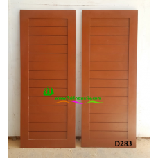 ประตูไม้สักบานเดี่ยว รหัส D283